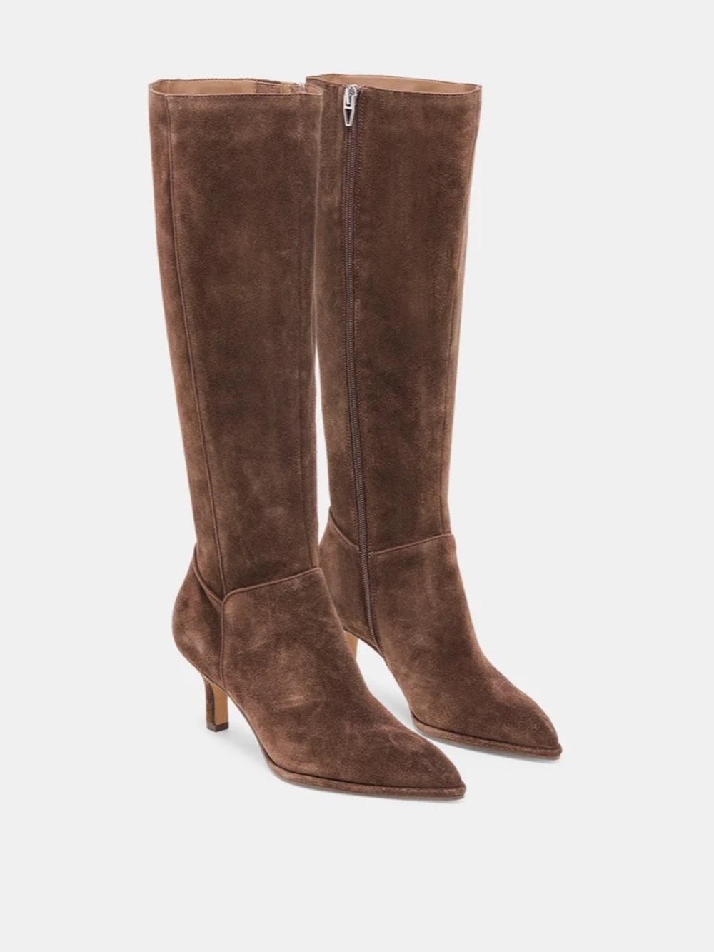 Dolce Vita Aldy Boots in Dark Brown Suede size 8.5 Standard Fit